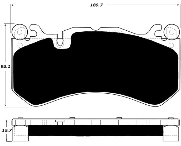 Porterfield Brake Pads for 2012 MERCEDES-BENZ SL63 AMG