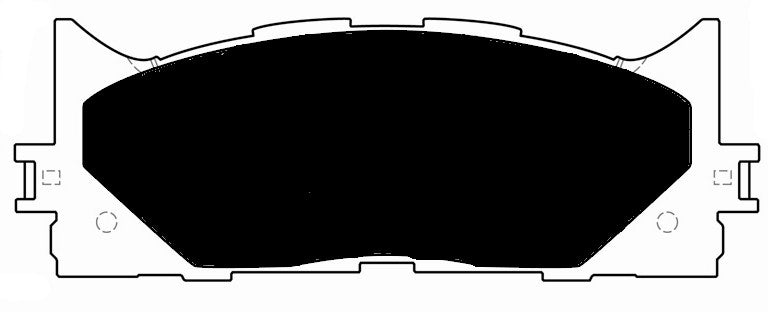 Porterfield Brake Pads for 2009 TOYOTA CAMRY