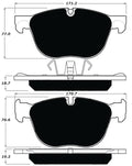 Porterfield Brake Pads for 2009 BMW X5 xDrive35d