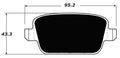 Porterfield Brake Pads for 2010 VOLVO S80 Fwd 300mm Front Disc w/Manual PB