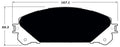 Porterfield Brake Pads for 2016 TOYOTA SIENNA
