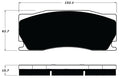 Porterfield Brake Pads for 2013 JAGUAR XKR S w/Alcon Brake Pkg.