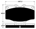 Porterfield Brake Pads for 1987 TOYOTA 4RUNNER