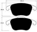 Porterfield Brake Pads for 2013 VOLKSWAGEN PASSAT