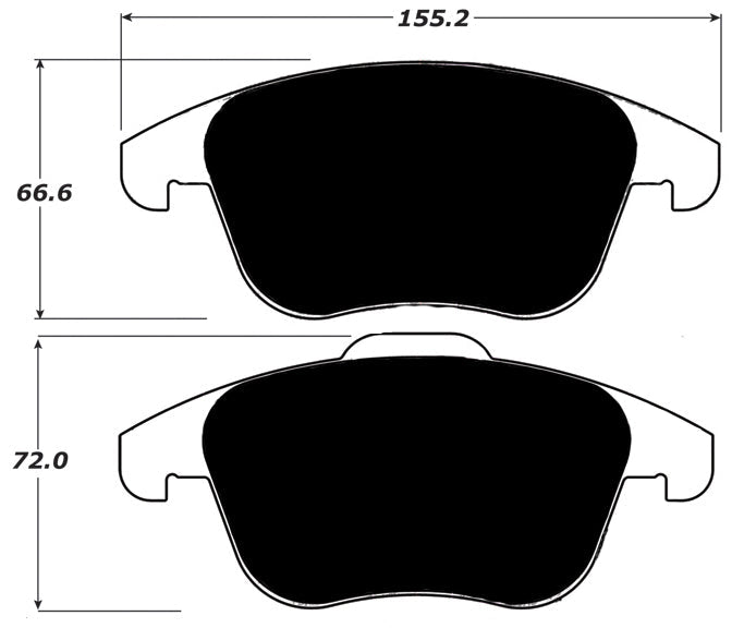 Porterfield Brake Pads for 2018 VOLKSWAGEN TIGUAN
