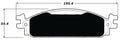 Porterfield Brake Pads for 2010 LINCOLN MKS