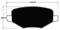 Porterfield Brake Pads for 2011 FORD TAURUS SHO