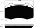 Porterfield Brake Pads for 2010 CHEVROLET COBALT  SS Brembo Front Calipers