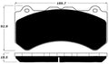 Porterfield Brake Pads for 2014 NISSAN GTR