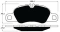 Porterfield Brake Pads for 2015 PORSCHE CAYMAN w/Iron Discs