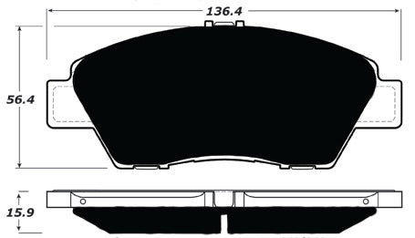Porterfield Brake Pads for 2015 HONDA CR-Z