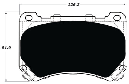 Porterfield Brake Pads for 2011 HYUNDAI GENESIS SEDAN V8