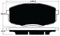 Porterfield Brake Pads for 2009 KIA FORTE 2.0L