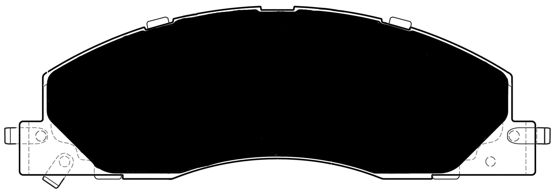 Porterfield Brake Pads for 2010 DODGE RAM 2500 2WD