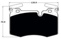Porterfield Brake Pads for 2010 MINI Cooper w/JCW 316mm FD
