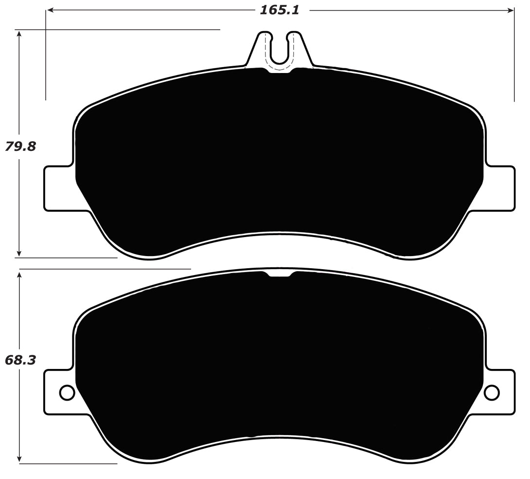 Porterfield Brake Pads for 2013 MERCEDES-BENZ GLK350