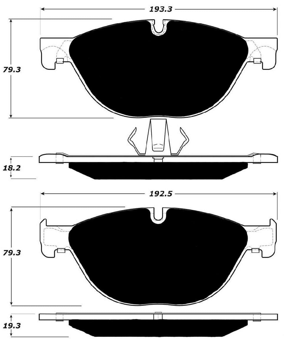 Porterfield Brake Pads for 2017 BMW 650i M Sport Pkg