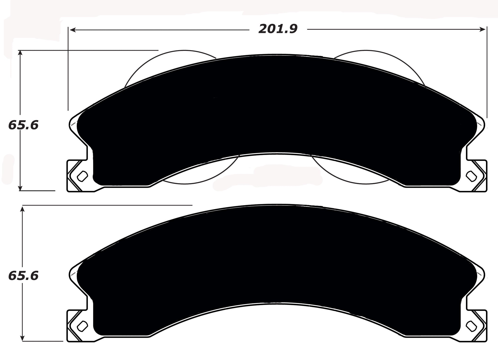 Porterfield Brake Pads for 2011 CHEVROLET SILVERADO 2500 4WD