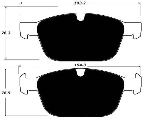 Porterfield Brake Pads for 2006 VOLVO XC90 w/328mm Front Disc