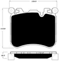 Porterfield Brake Pads for 2010 BMW X5 M