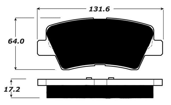 Porterfield Brake Pads for 2014 KIA OPTIMA EX Turbo