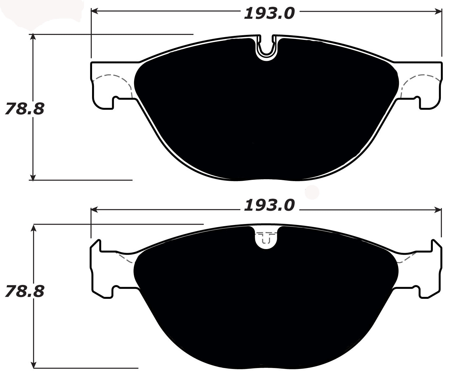 Porterfield Brake Pads for 2014 JAGUAR XJ/XJL 5.0L Supercharged
