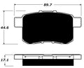 Porterfield Brake Pads for 2011 HONDA ACCORD Sedan