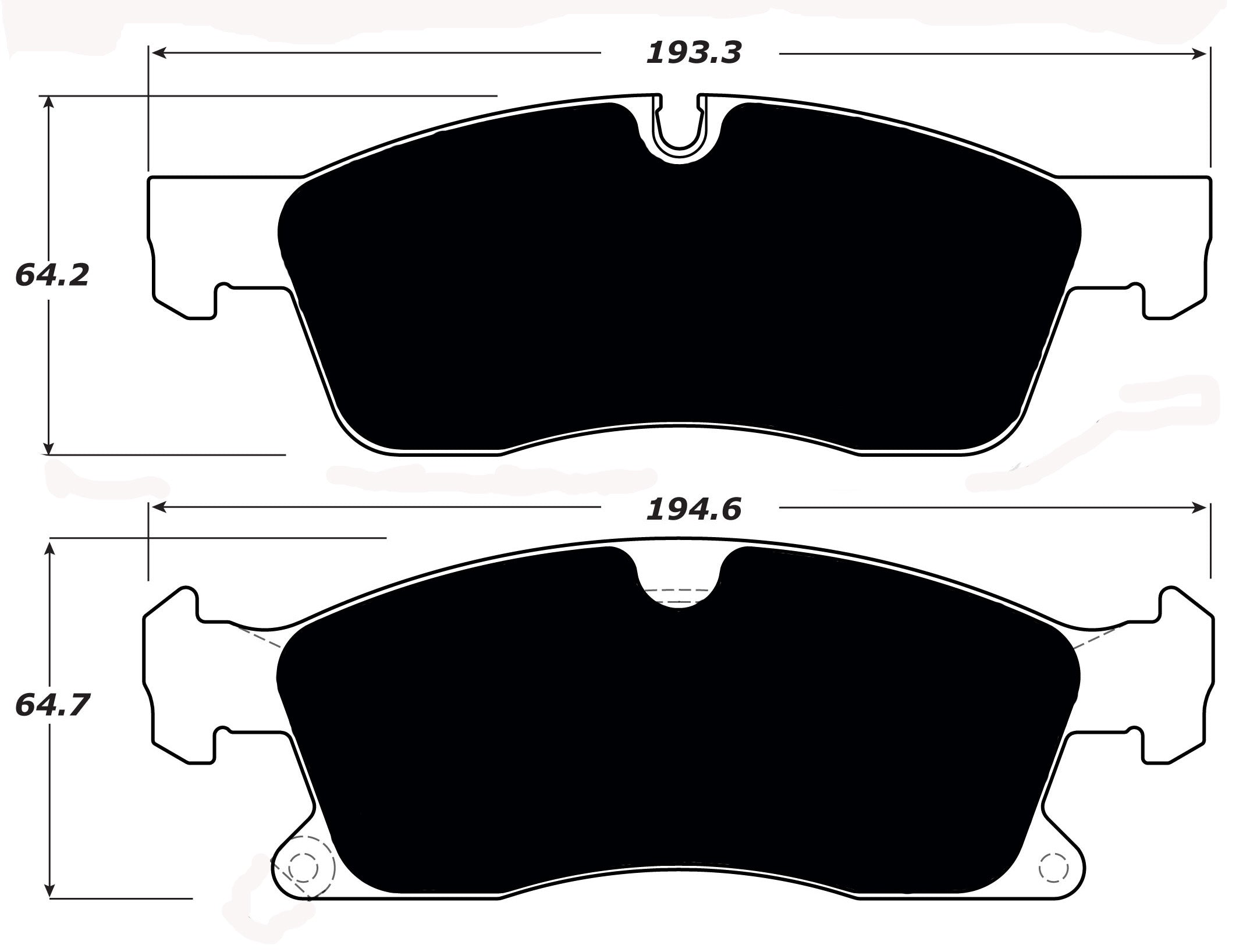 Porterfield Brake Pads for 2013 DODGE DURANGO