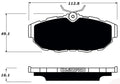 Porterfield Brake Pads for 2013 FORD MUSTANG w/Perf. Brake Pkg.