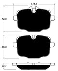 Porterfield Brake Pads for 2018 BMW 750iX M Sport Pkg