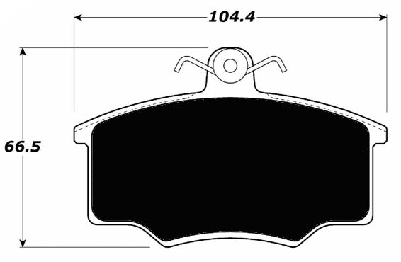 Porterfield Brake Pads for 1984 AUDI Coupe