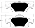 Porterfield Brake Pads for 2009 JEEP GRAND CHEROKEE w/350mm Front Disc