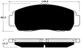 Porterfield Brake Pads for 2011 ACURA TSX