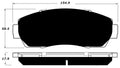 Porterfield Brake Pads for 2014 HONDA ACCORD Crosstour