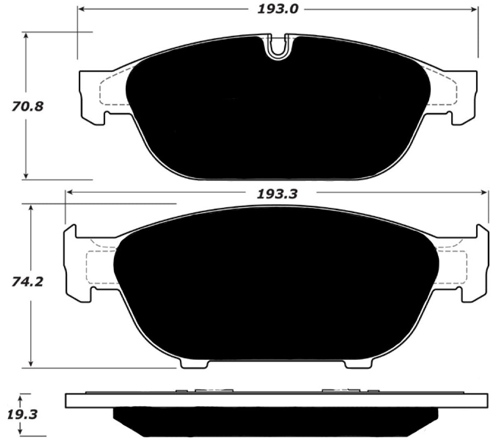 Porterfield Brake Pads for 2014 AUDI A8/A8 Quattro 3.0