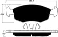 Porterfield Brake Pads for 2016 FIAT 500