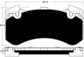 Porterfield Brake Pads for 2012 BENTLEY MULSANNE