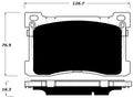 Porterfield Brake Pads for 2014 HYUNDAI EQUUS 5.0L