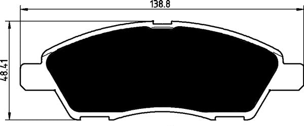 Porterfield Brake Pads for 2017 NISSAN Versa Note