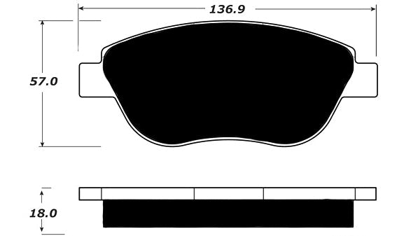 Porterfield Brake Pads for 2016 FIAT 500 Abarth