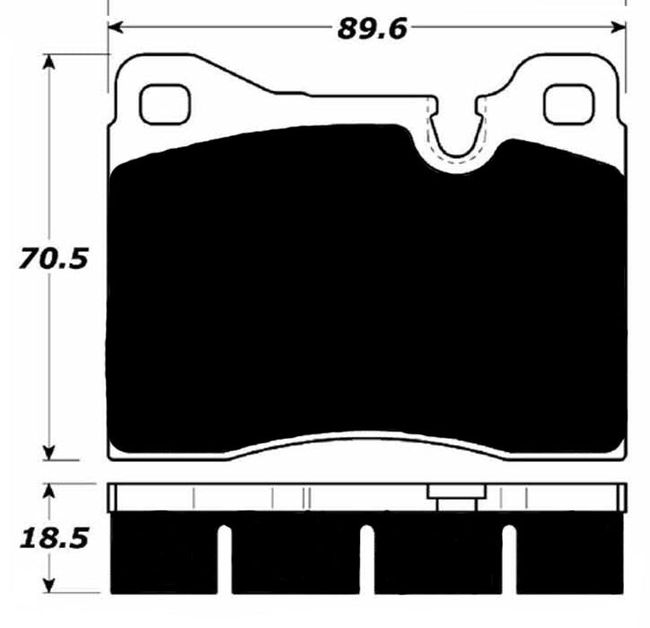 Porterfield Brake Pads for 1978 BMW 733I