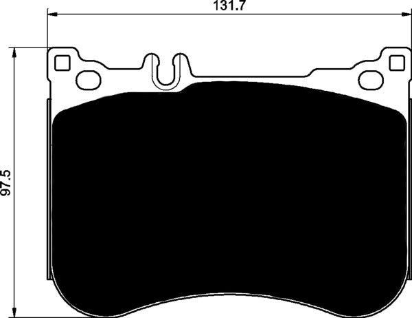 Porterfield Brake Pads for 2016 MERCEDES-BENZ SL550 w/ AMG Sport Pkg