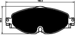 Porterfield Brake Pads for 2016 VOLKSWAGEN GTI (Exc Perf. Pkg)
