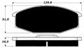 Porterfield Brake Pads for 1979 NISSAN 280ZX