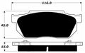 Porterfield Brake Pads for 1986 HONDA PRELUDE DX