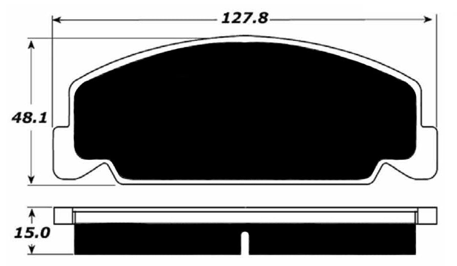 Porterfield Brake Pads for 1990 HONDA CIVIC Sedan DX