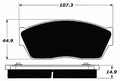 Porterfield Brake Pads for 1985 HONDA CIVIC 1.5L OR 1.6L