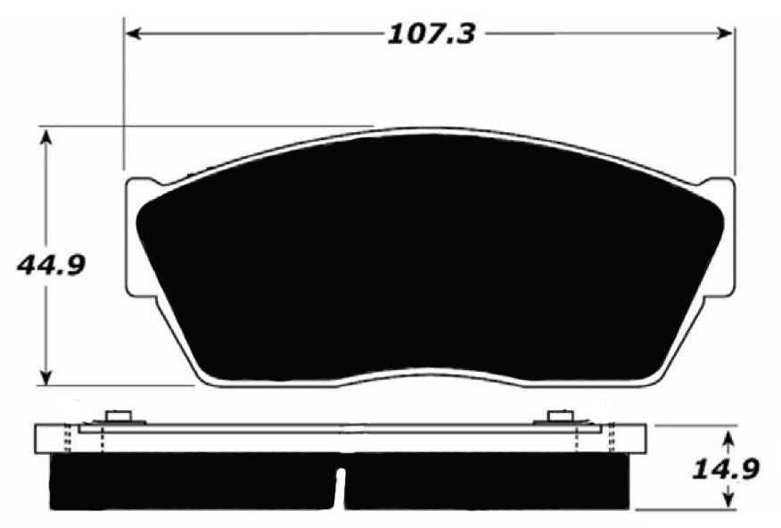 Porterfield Brake Pads for 1985 HONDA CIVIC 1.5L OR 1.6L