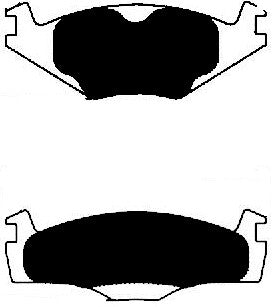 Porterfield Brake Pads for 1985 VOLKSWAGEN CABRIOLET