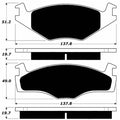 Porterfield Brake Pads for 1986 VOLKSWAGEN GOLF